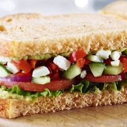 Mediterranean Veggie Sandwich Mediterranean Veggie Sandwich