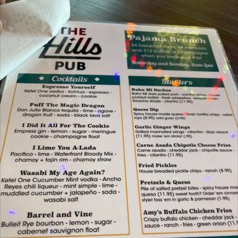 The Hills Pub - Menu - Pubs Near Me - La Mesa, California The Hills Pub - Menu - Pubs Near Me - La Mesa, California