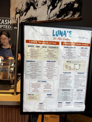 Menu photo 1 Luna's Tex Mex Cantina Honolulu, HI Menu photo 1 Luna's Tex Mex Cantina Honolulu, HI