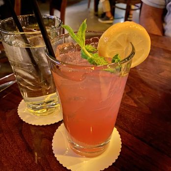 Bosscat Kitchen & Libations - Seasonal Lemonade: Prickly Pear Lemonade - New American Near Me - Houston, Texas