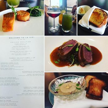 Solera - King salmon, drinks, complimentary bread, duck breast, foie gras parfait - Lounges Near Me - Honolulu, Hawaii