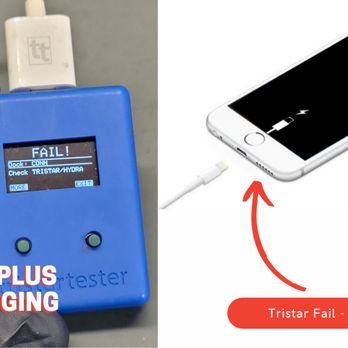 VCC Board Repairs - If your iPhone isn't charging? Maybe it's Tristar. We can fix it within 1hr. - Mobile Phone Repair Near Me VCC Board Repairs - If your iPhone isn't charging? Maybe it's Tristar. We can fix it within 1hr. - Mobile Phone Repair Near Me