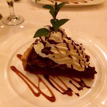 West End Cafe - Bourbon Pecan Pie- Belgium chocolate/creme chantilly - New American Near Me - Carle Place, New York West End Cafe - Bourbon Pecan Pie- Belgium chocolate/creme chantilly - New American Near Me - Carle Place, New York