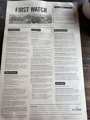 Menu photo 3 First Watch Chesterfield, MO Menu photo 3 First Watch Chesterfield, MO
