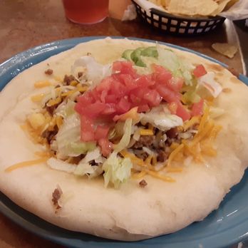 Los Cuates - Indian Fry Bread Taco - New Mexican Cuisine Near Me - Albuquerque, New Mexico