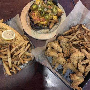 Red Star Kitchen + Bar - Catfish Dinner, loaded fries and chicken wings - American Near Me - Matteson, Illinois Red Star Kitchen + Bar - Catfish Dinner, loaded fries and chicken wings - American Near Me - Matteson, Illinois