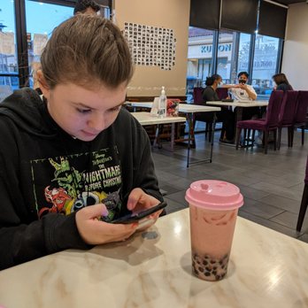 Cafe Dazzling - My daughter loves the pink milk tea!!! - Ramen Near Me - Tracy, California Cafe Dazzling - My daughter loves the pink milk tea!!! - Ramen Near Me - Tracy, California