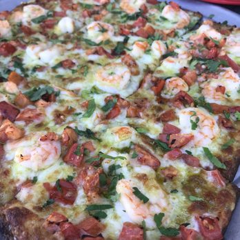 Mission Pizza - Shrimp Flatbread Pizza is amazing! - Pizza Near Me - Avila Beach, California Mission Pizza - Shrimp Flatbread Pizza is amazing! - Pizza Near Me - Avila Beach, California