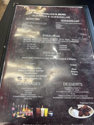 Menu photo 2 Mi Pueblito Mexican Cafe Caldwell, ID Menu photo 2 Mi Pueblito Mexican Cafe Caldwell, ID
