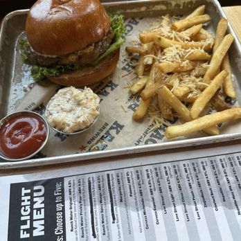 Karbach Brewing - karbach burger with truffle fries and bacon aoili - Venues & Event Spaces Near Me - Houston, Texas Karbach Brewing - karbach burger with truffle fries and bacon aoili - Venues & Event Spaces Near Me - Houston, Texas