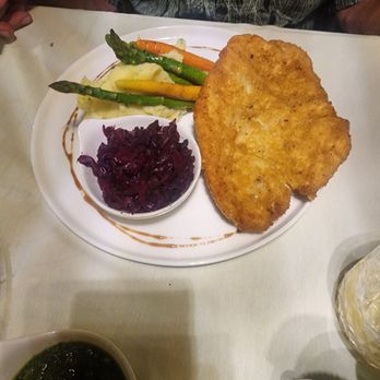 Astoria International Bistro - Schnitzel, mashed potatoes, delicious cabbage. - Modern European Near Me - Camp Verde, Arizona Astoria International Bistro - Schnitzel, mashed potatoes, delicious cabbage. - Modern European Near Me - Camp Verde, Arizona
