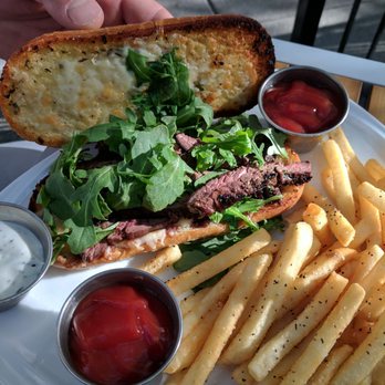 Copper Fox Gastropub - Steak sandwich, only downside, light on the meat portions - New American Near Me - Chicago, Illinois
