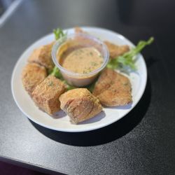 Orleans Bar & Grill - Salmon bites.