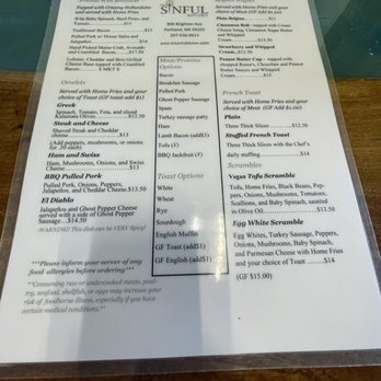 The Sinful Kitchen - 7/17/2022 Menu - Breakfast & Brunch Near Me - Portland, Maine The Sinful Kitchen - 7/17/2022 Menu - Breakfast & Brunch Near Me - Portland, Maine