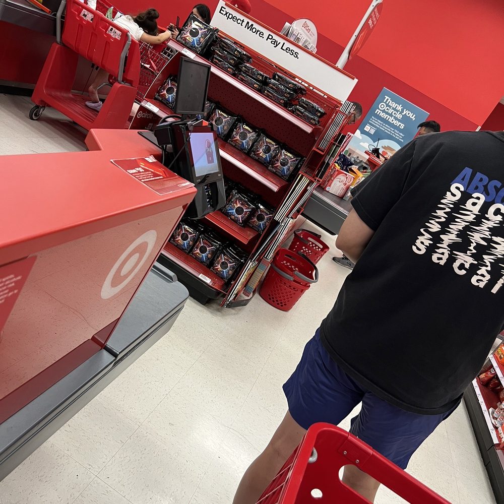Target - Waiting in a manned checkout line. - Department Stores Near Me - Irvine, California Target - Waiting in a manned checkout line. - Department Stores Near Me - Irvine, California