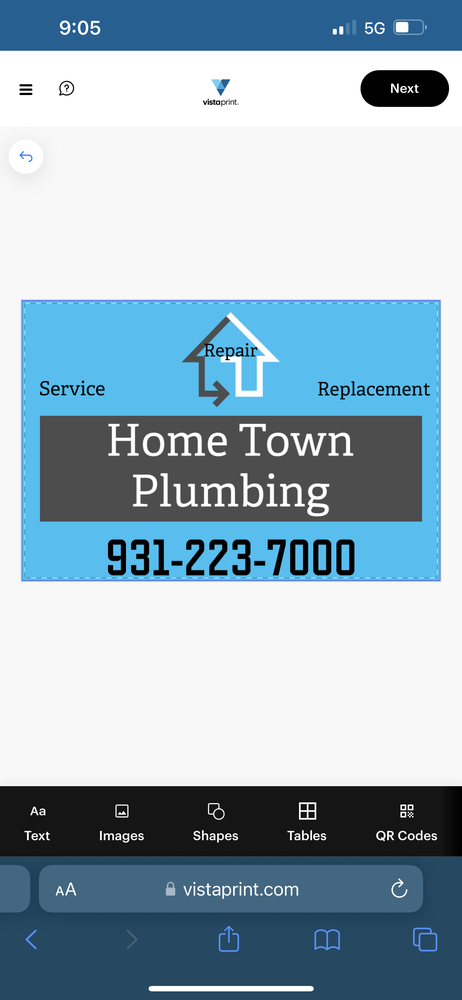 Slide of Home Town Plumbing