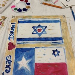 Congregation Beth Yeshurun - Sukkot painting