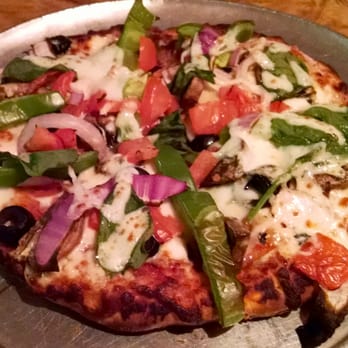 River Run Grill Pizza - Vegetarian pizza - the crust was pretty good. It wasn't super thin nor thick. - Pizza Near Me - Ehrenberg, Arizona River Run Grill Pizza - Vegetarian pizza - the crust was pretty good. It wasn't super thin nor thick. - Pizza Near Me - Ehrenberg, Arizona