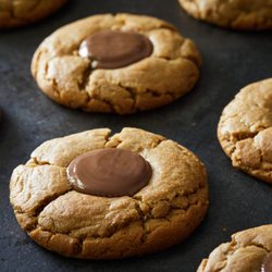 Texas Cookie Shop - Our Peanut Butter cookie with a melty Reese's PB cup