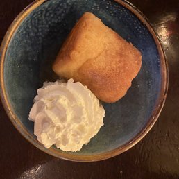 Rum soaked sponge cake .. don't know French spelling for the fancy name. So good! Rum soaked sponge cake .. don't know French spelling for the fancy name. So good!