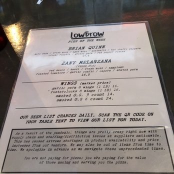 Lowbrow Pizza & Beer - Pizza Near Me - Naples, Florida Lowbrow Pizza & Beer - Pizza Near Me - Naples, Florida