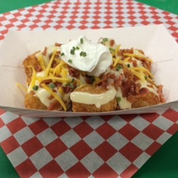 Hammer Town - loaded tots with bacon, cheese and sour cream - Food Trucks Near Me - Pickens, South Carolina Hammer Town - loaded tots with bacon, cheese and sour cream - Food Trucks Near Me - Pickens, South Carolina
