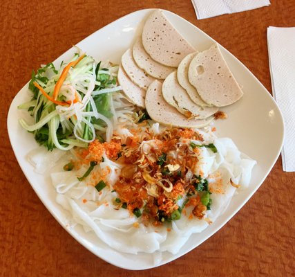 Photo of Bolsa Vietnamese Restaurant - San Diego, CA, United States. #116 Banh Uot Cha Lua Large Steamed Noodles with Ham Roll, my favorite here!!