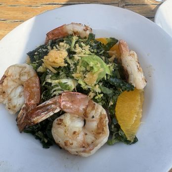 Industry Kitchen - Tuscan Kale Salad with shrimp added - American Near Me - New York, New York