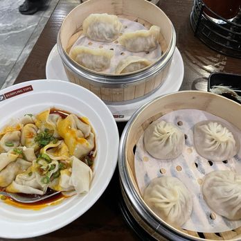 Dumpling Tops - shrimp wontons, Pork Soup Dumplings (4 Pieces), pork and napa dumplings - Asian Fusion Near Me - South Pasadena, California Dumpling Tops - shrimp wontons, Pork Soup Dumplings (4 Pieces), pork and napa dumplings - Asian Fusion Near Me - South Pasadena, California