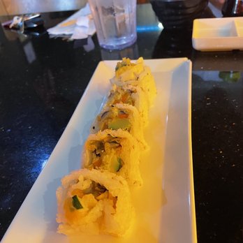 Yomama Sushi - This is the tempura veggie roll with out seaweed. So so good - Sushi Bars Near Me - Camarillo, California Yomama Sushi - This is the tempura veggie roll with out seaweed. So so good - Sushi Bars Near Me - Camarillo, California