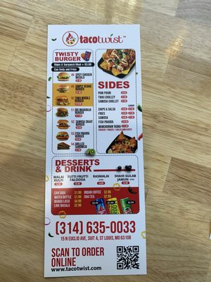Menu photo 1 Taco Twist Saint Louis, MO