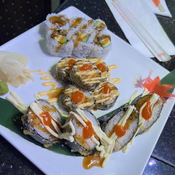 Daiwa Sushi - 7. Barbecue Eel Roll 1. Spicy Girl Special Roll 8. Volcano Roll - Sushi Bars Near Me - Norfolk, Virginia Daiwa Sushi - 7. Barbecue Eel Roll 1. Spicy Girl Special Roll 8. Volcano Roll - Sushi Bars Near Me - Norfolk, Virginia