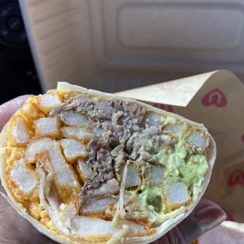 Chicana - A Carnitas Burrito  "California Burrito" - Vegan Near Me - Fullerton, California