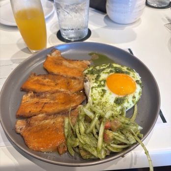 Break + Feast - Green egg, and pork belly. - Breakfast & Brunch Near Me - Koloa, Hawaii Break + Feast - Green egg, and pork belly. - Breakfast & Brunch Near Me - Koloa, Hawaii