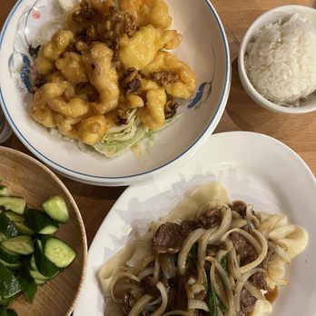 Hi Trendy Dumpling - Walnut Shrimp& Mongolian Lamb Biang Noodles - Szechuan Near Me - Houston, Texas