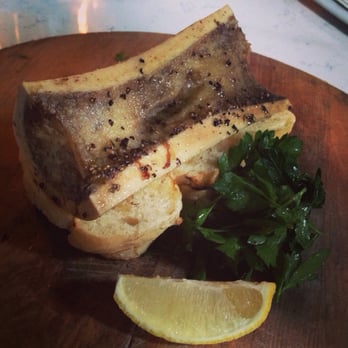 Hungry Brew Hops - The famous bone marrow appetizer - Gastropubs Near Me - Newmarket, Ontario