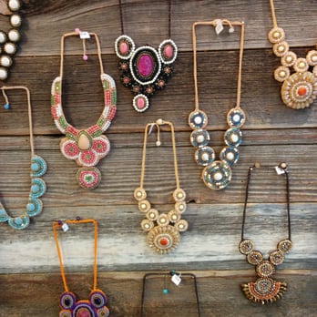 Nakamol Chicago - Wall of statement necklaces. - Jewelry Near Me - Chicago, Illinois