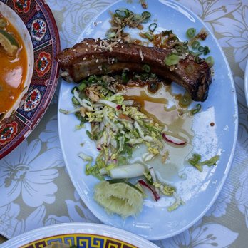 Oma's Hideaway - Sticky ribs and salad - Asian Fusion Near Me - Portland, Oregon Oma's Hideaway - Sticky ribs and salad - Asian Fusion Near Me - Portland, Oregon