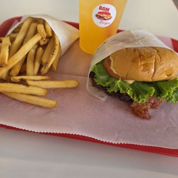 Bamburger - #1 combo with everything on it - Burgers Near Me - Spring, Texas