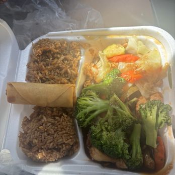 China Joe's - Teriyaki Chicken Combination Plate - Cantonese Near Me - Las Vegas, Nevada