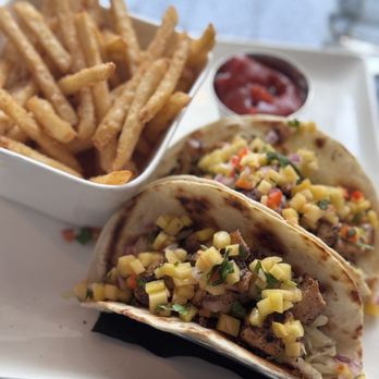 Board & Barrel - Fish tacos and fries - Wine Bars Near Me - Wilmington, North Carolina