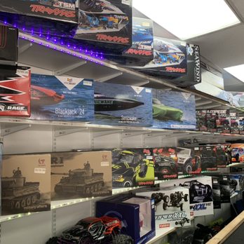 Hobby Heroes - A portion of our wall filled with RC boats, cars, and more! - Hobby Shops Near Me - Bronx, New York Hobby Heroes - A portion of our wall filled with RC boats, cars, and more! - Hobby Shops Near Me - Bronx, New York