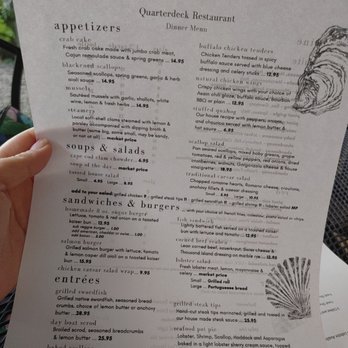 The Quarterdeck Restaurant - Menu - Seafood Near Me - Falmouth, Massachusetts The Quarterdeck Restaurant - Menu - Seafood Near Me - Falmouth, Massachusetts
