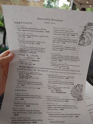 Menu photo 2 The Quarterdeck Restaurant Falmouth, MA