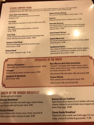 Menu photo 5 Feathers Cafe Laughlin, NV Menu photo 5 Feathers Cafe Laughlin, NV
