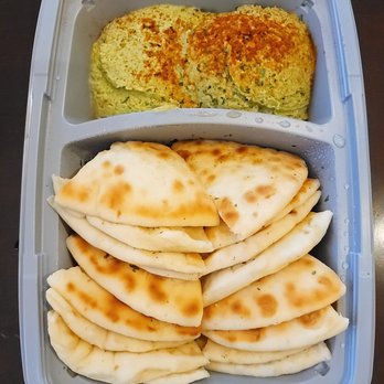 Luna Grill Flower Mound - (Spicy) hummus & pita that comes with the Family Meal for 6 - Mediterranean Near Me - Flower Mound, Texas Luna Grill Flower Mound - (Spicy) hummus & pita that comes with the Family Meal for 6 - Mediterranean Near Me - Flower Mound, Texas