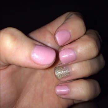 US Nails & Spa - Gel nails. Sparkly baby pink with clear sparkles. 3 coats per color. - Nail Salons Near Me - Chico, California US Nails & Spa - Gel nails. Sparkly baby pink with clear sparkles. 3 coats per color. - Nail Salons Near Me - Chico, California