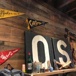 Old Souls - Old Souls cash wrap wall.