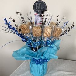 Bowl & Whisk Sweet Treats - Rice crispie treat bouquet