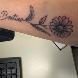 My tattoo without the wrap.